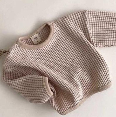 Baby Blouse Waffle Unisex Outfit