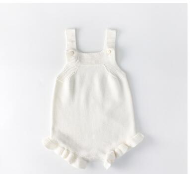Baby knitted Romper Set Cardigan & Baby Jumpsuit
