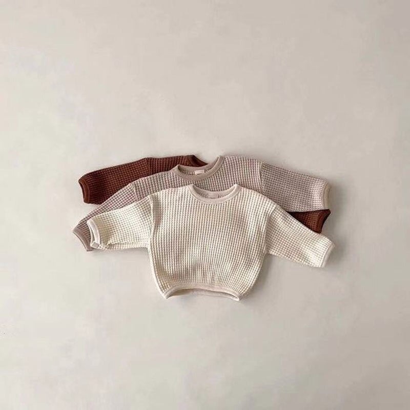 Baby Blouse Waffle Unisex Outfit