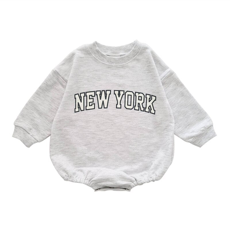 New York Printed Two Piece Sports Set