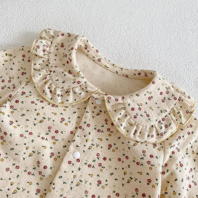 Newborn Doll Collar Romper