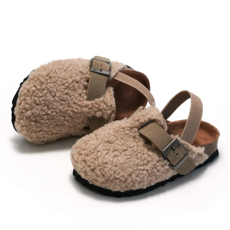 Fur Fuzzy Slipper Sandals