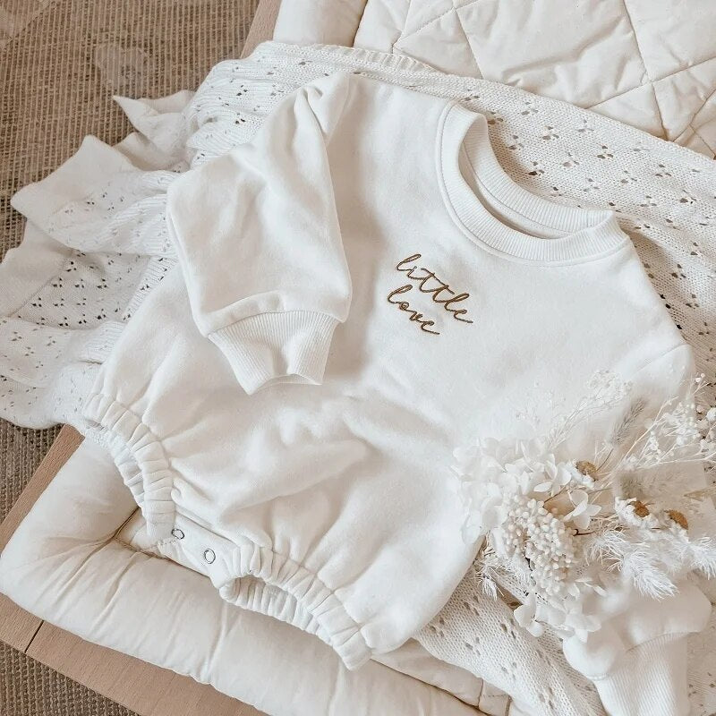 Little Love Embroidery Romper