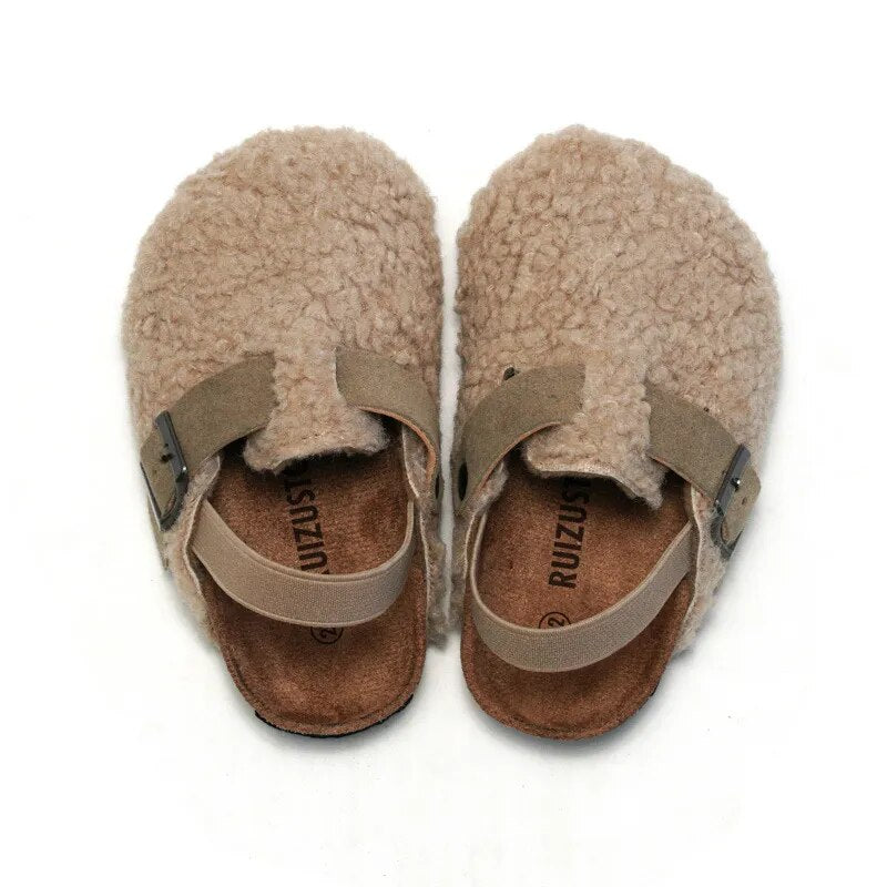 Fur Fuzzy Slipper Sandals