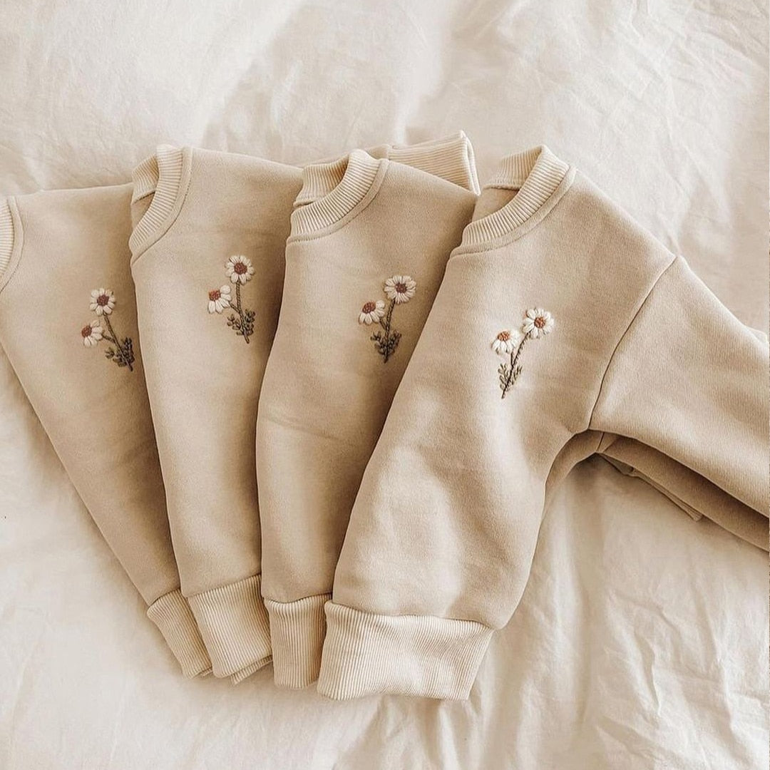 Fleece Pullover Tops + Pants