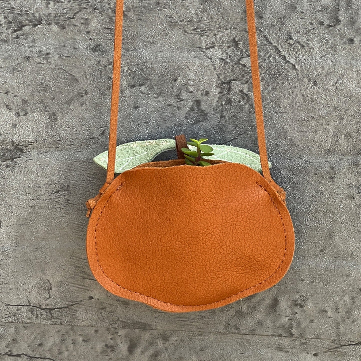 Leather Shoulder Bag Cartoon Pumpkin/ Beetle/ Pear