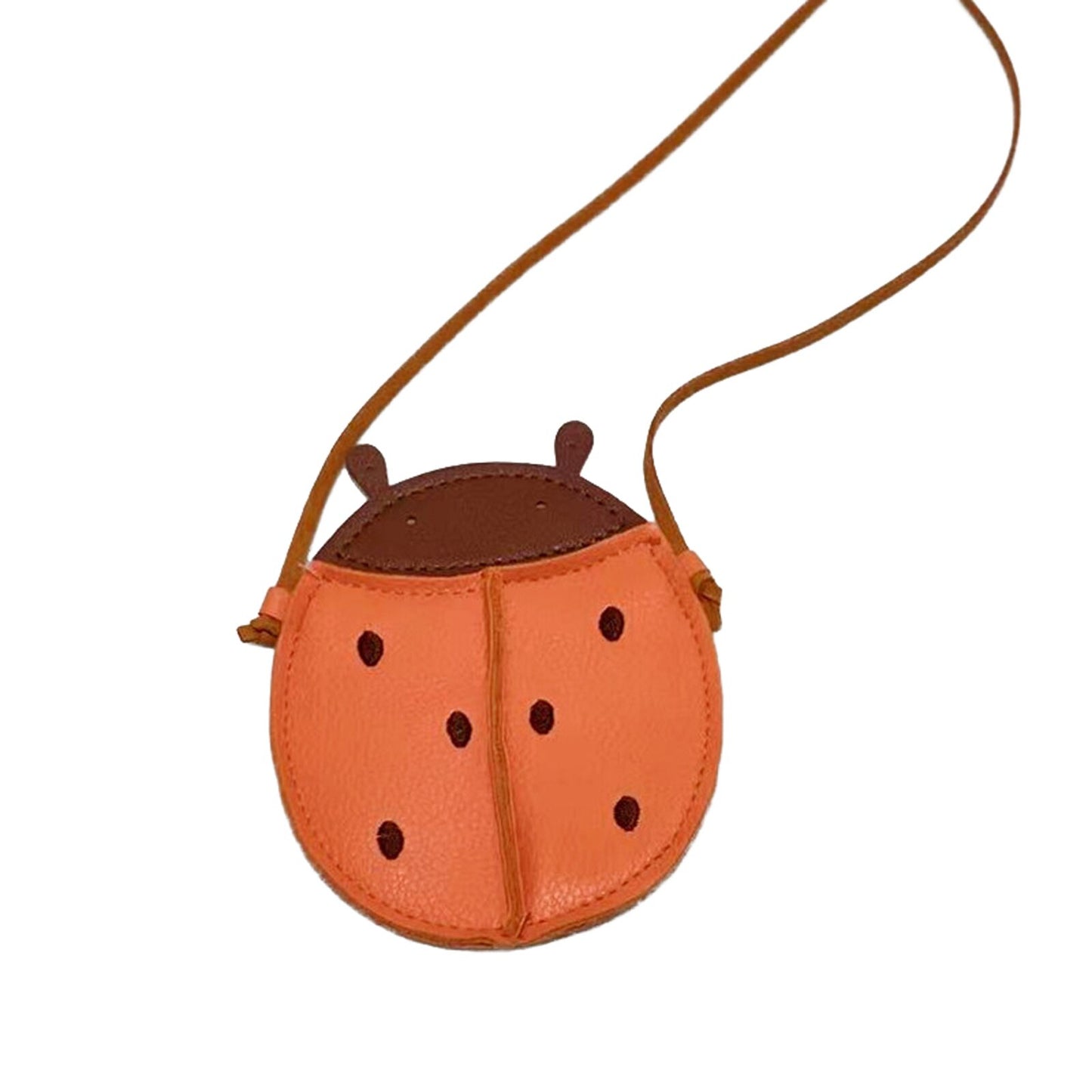 Leather Shoulder Bag Cartoon Pumpkin/ Beetle/ Pear