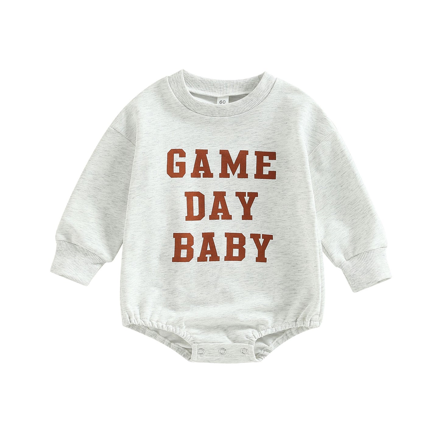 Football Print Rompers