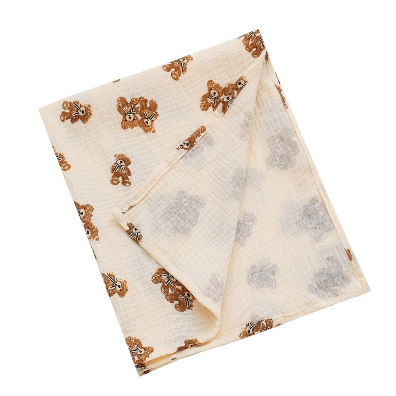 Cotton Gauze Muslin Blanket Super Soft