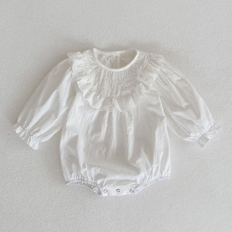 Newborn Doll Collar Romper