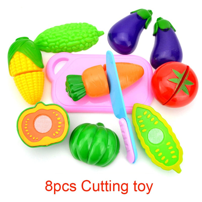 Kids Kitchen Toys Pretend Play Mini Kitchen Food Educational