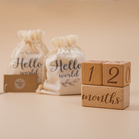 3pcs/set Handmade Baby Milestone Cards
