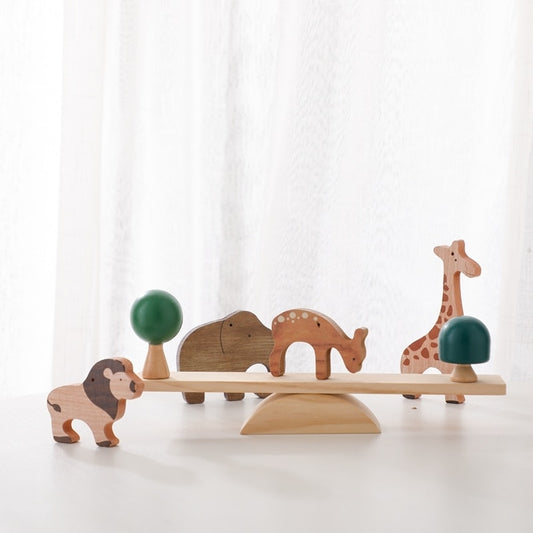 Wooden Animal Balance Blocks
